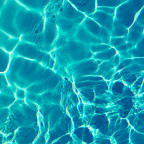 blue water inside a pool